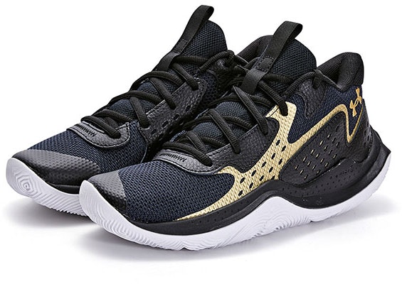 (Preschool) Under Armour Basketball Low 'Black Gold' 3026635-002-NEW Order (Preschool) Under Armour Basketball Low 'Black Gold' 3026635-002-NEW