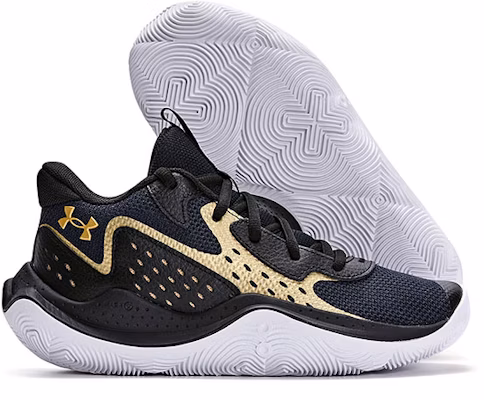 (Preschool) Under Armour Basketball Low 'Black Gold' 3026635-002-NEW Lookbook (Preschool) Under Armour Basketball Low 'Black Gold' 3026635-002-NEW