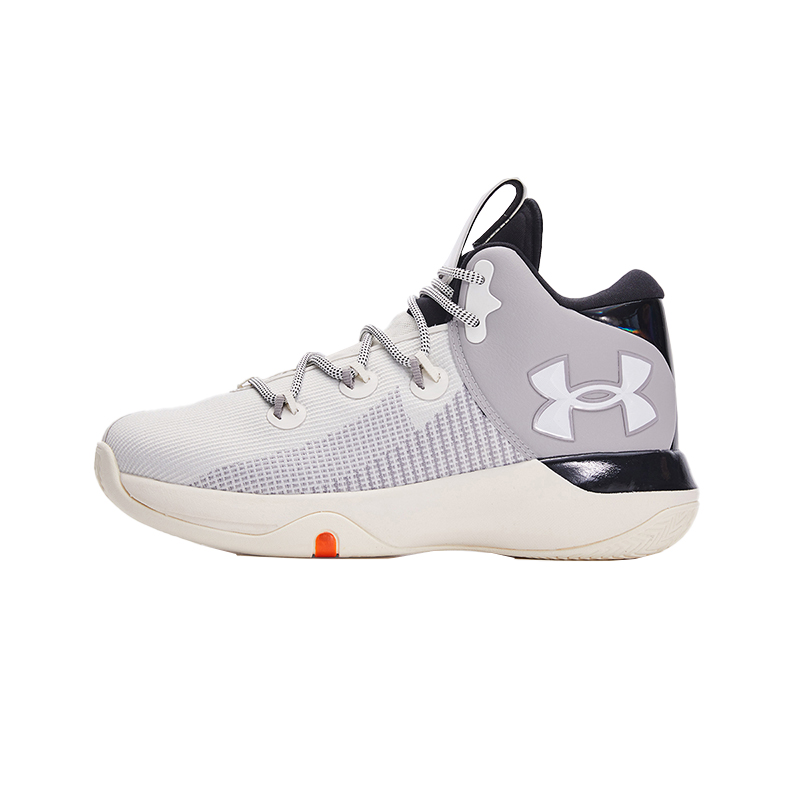 (Preschool) Under Armour Basketball Mid-Top 'Breathable White' 2311202-100