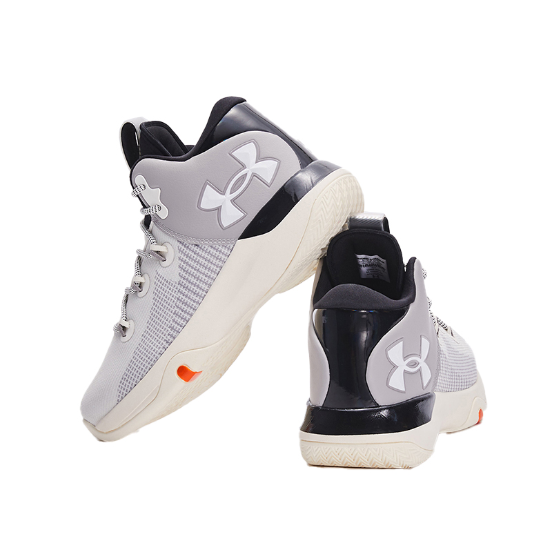Lookbook (Preschool) Under Armour Basketball Mid-Top 'Breathable White' 2311202-100