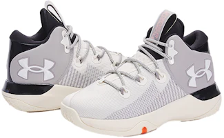 Purchase 兒童 Under Armour 透氣微彈 中幫兒童籃球鞋 白色