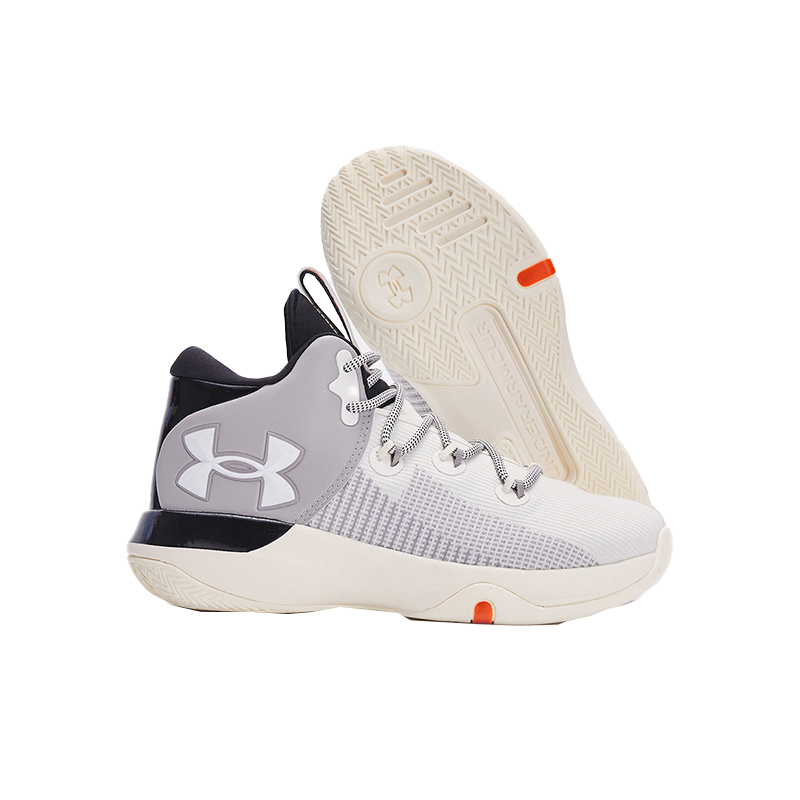 Details for (Preschool) Under Armour Basketball Mid-Top 'Breathable White' 2311202-100