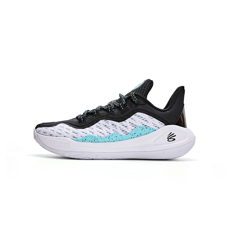 (Preschool) Under Armour Basketball Shoe 'Black White Comfort Laces' 3026619