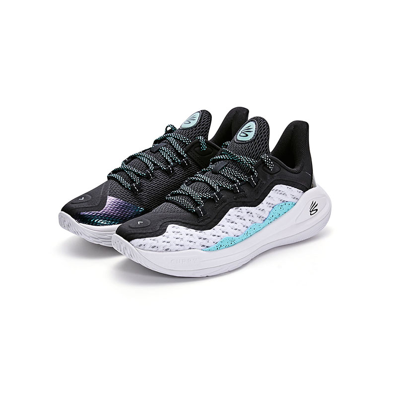 Order (PS) Under Armour Basketballschuhe ''Schwarz Weiß Komfort Schnürsenkel'' 3026619