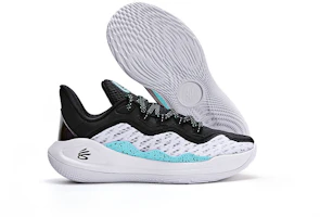 Sizing 兒童 Under Armour 舒適繫帶 兒童籃球鞋 黑白