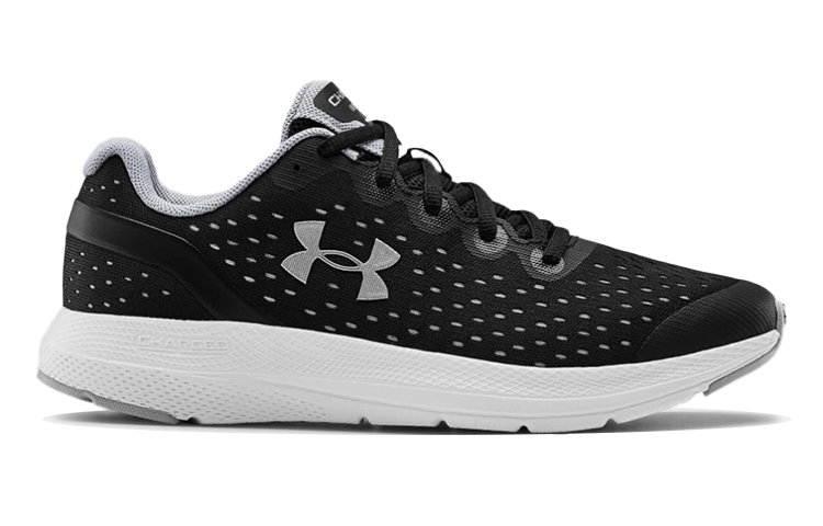 (Youth) UA Charged Impulse Sports Shoes Black/White 圖 2
