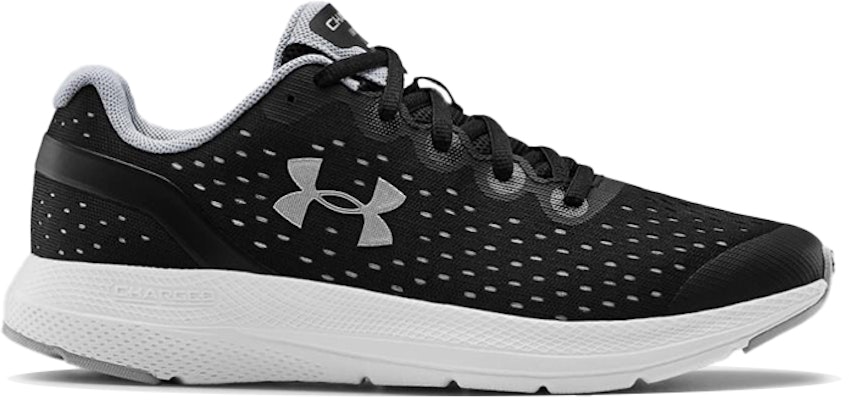 (Youth) Under Armour Charged Impulse Sports Shoes Black/White 3022940-001 Order (Youth) Under Armour Charged Impulse Sports Shoes Black/White 3022940-001