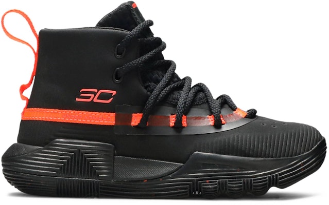 (Preschool) Under Armour Curry 3Zer0 2 'Black After Burn' 3020425-001 Buy (Preschool) Under Armour Curry 3Zer0 2 'Black After Burn' 3020425-001
