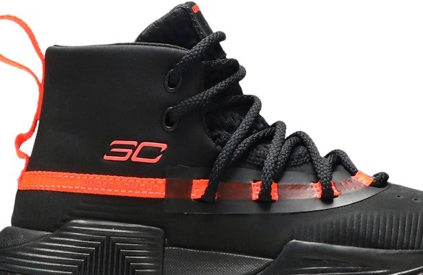 (Preschool) Under Armour Curry 3Zer0 2 'Black After Burn' 3020425-001 Order (Preschool) Under Armour Curry 3Zer0 2 'Black After Burn' 3020425-001