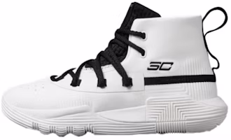 (Preschool) Under Armour Curry 3Zer0 2 'White Black' 3020425-100 (Preschool) Under Armour Curry 3Zer0 2 'White Black' 3020425-100