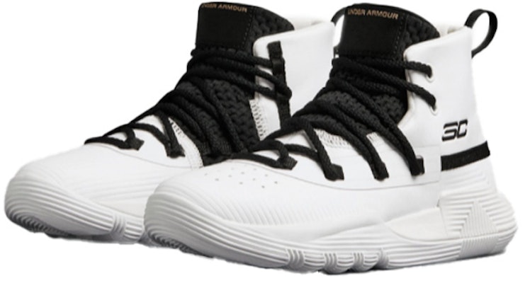 (Preschool) Under Armour Curry 3Zer0 2 'White Black' 3020425-100 Lookbook (Preschool) Under Armour Curry 3Zer0 2 'White Black' 3020425-100