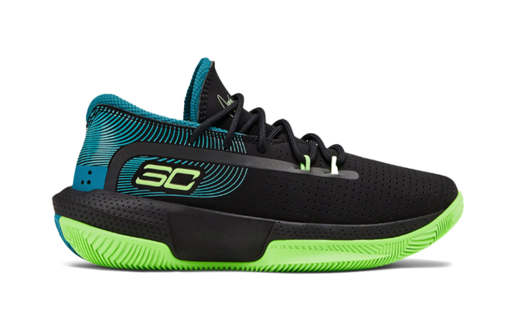 Order (PS) Under Armour Curry 3Zer0 3 ''Noir Turquoise'' 3022118-003