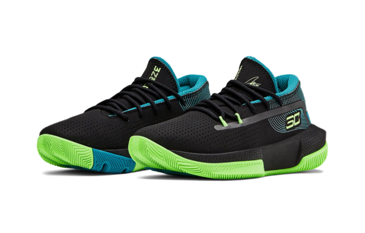 Lookbook (PS) Under Armour Curry 3Zer0 3 ''Noir Turquoise'' 3022118-003