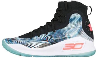 (Preschool) Under Armour Curry 4 'White Black' 1295996-008 (Preschool) Under Armour Curry 4 'White Black' 1295996-008