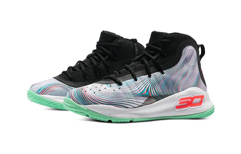 Shop (PS) Under Armour Curry 4 ''Weiß Schwarz'' 1295996-008