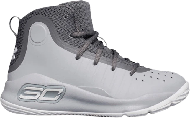 Preschool Under Armour Curry 4 Mid Ocean Grey Graphite 1295996