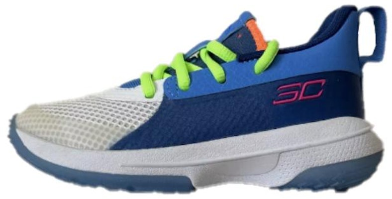 (Preschool) Under Armour Curry 7 Little 'Super Soaker' 3022114-404 Buy (Preschool) Under Armour Curry 7 Little 'Super Soaker' 3022114-404