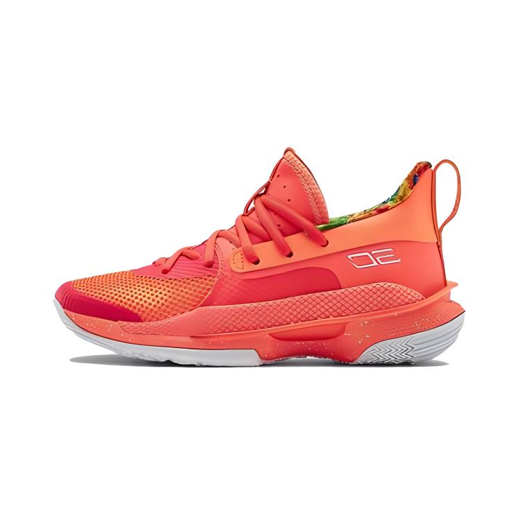 (Preschool) Under Armour Curry 7 Sour Patch Peach 3022114-603