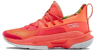 (Preschool) Under Armour Curry 7 Sour Patch Peach 3022114-603 (Preschool) Under Armour Curry 7 Sour Patch Peach 3022114-603