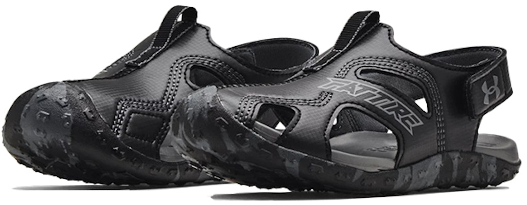 (PS) Under Armour Fat Tire Defender Sandal 'Black Camo' Hitam Camo. 3023783-001 Lookbook (PS) Under Armour Fat Tire Defender Sandal 'Black Camo' Hitam Camo. 3023783-001