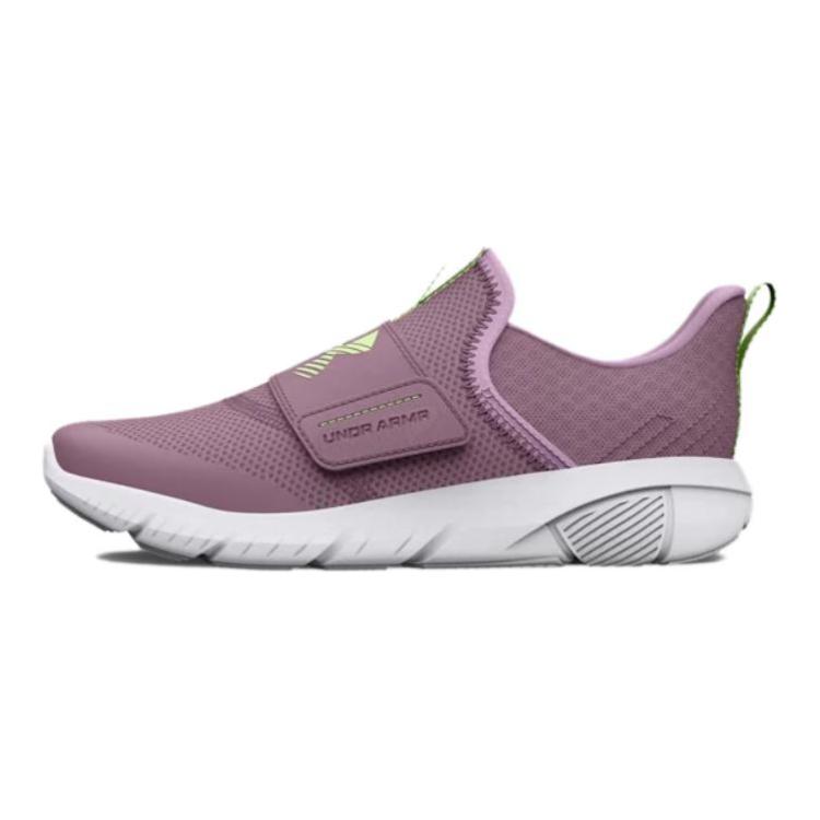 (Preschool) Under Armour Flash 'Misty Purple Lumos Lime' 3026722-500