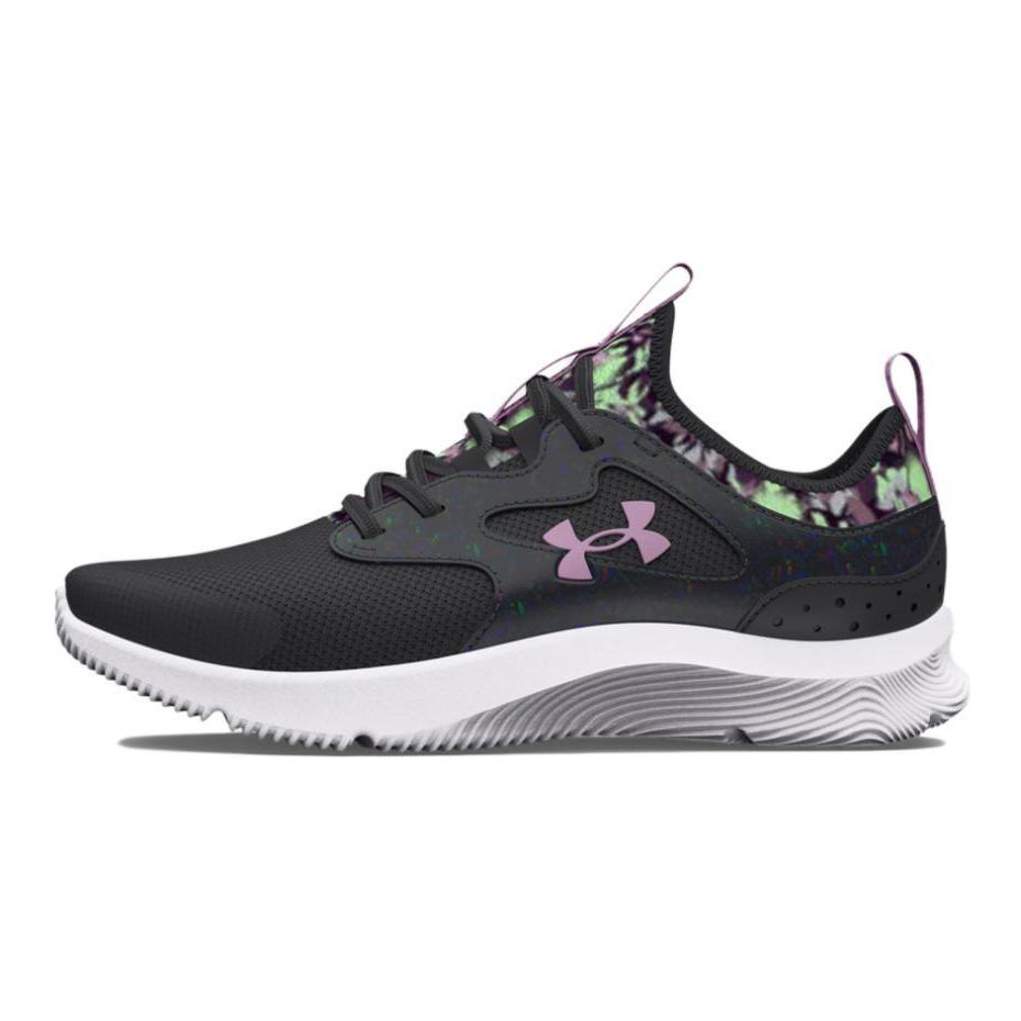 (Preschool) Under Armour Infinity 2.0 Printed 'Jet Grey Fresh Orchid' 3026167-101
