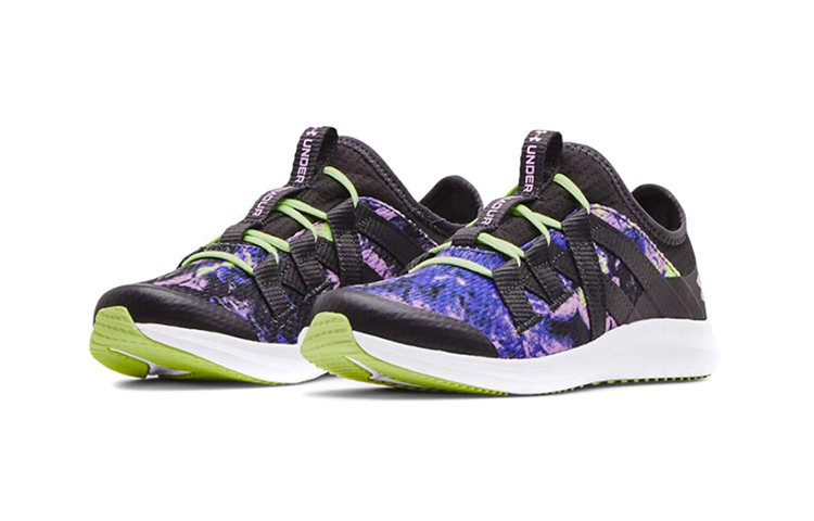 Lookbook (Preschool) Under Armour Infinity 3 AL 'Jet Grey Pacific Purple' 3023405-102