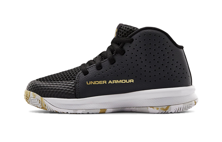 (Preschool) Under Armour Jet 2019 'Black Gold' 3022122-103