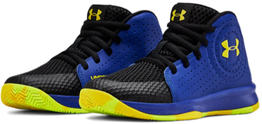 中童 Under Armour Jet 2019 中幫 實戰籃球鞋 藍黃 Lookbook 中童 Under Armour Jet 2019 中幫 實戰籃球鞋 藍黃