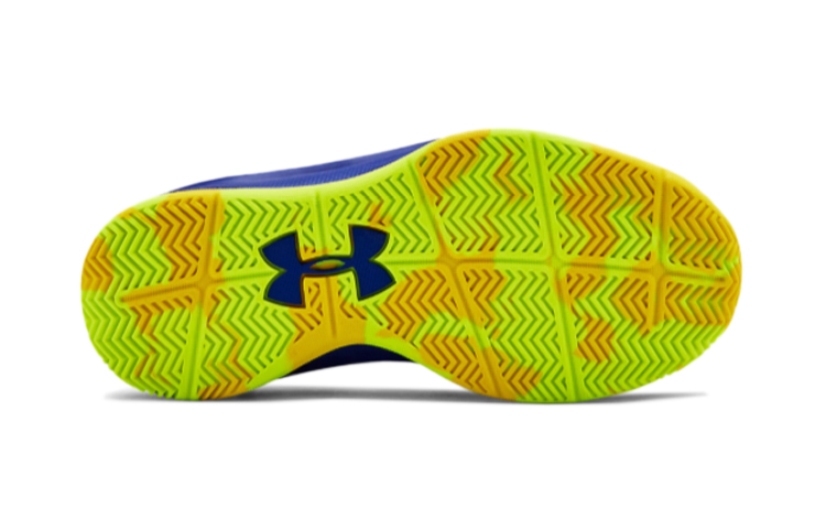 Purchase 中童 Under Armour Jet 2019 中幫 實戰籃球鞋 藍黃