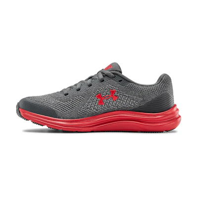 (Youth) UA Liquify Sneakers Grey/Red