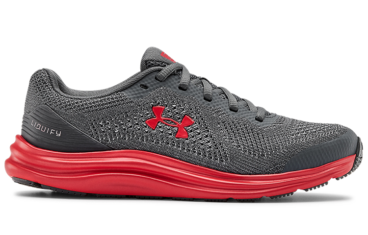 (Youth) UA Liquify Sneakers Grey/Red 圖 2