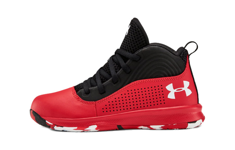 (Preschool) Under Armour Lockdown 4 Black/Red 3022124-601