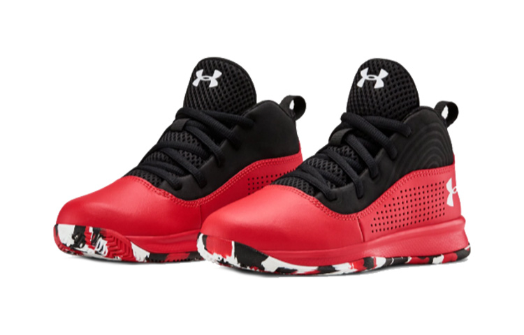 Lookbook (Preschool) Under Armour Lockdown 4 Black/Red 3022124-601
