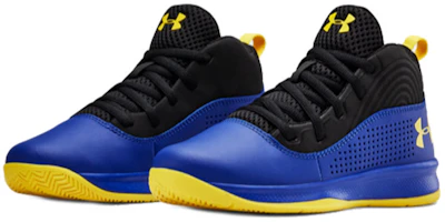 Lookbook 【BP幼童】Under Armour Lockdown 4 藍黑 復古籃球鞋