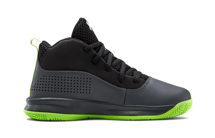 Order (Preschool) Under Armour Lockdown 4 Mid 'Black Green' 3022124-101