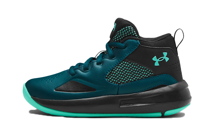 (Preschool) Under Armour Lockdown 5 'Black Green' 3023534-301