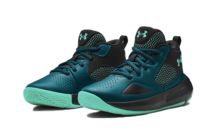 Lookbook (Preschool) Under Armour Lockdown 5 'Black Green' 3023534-301