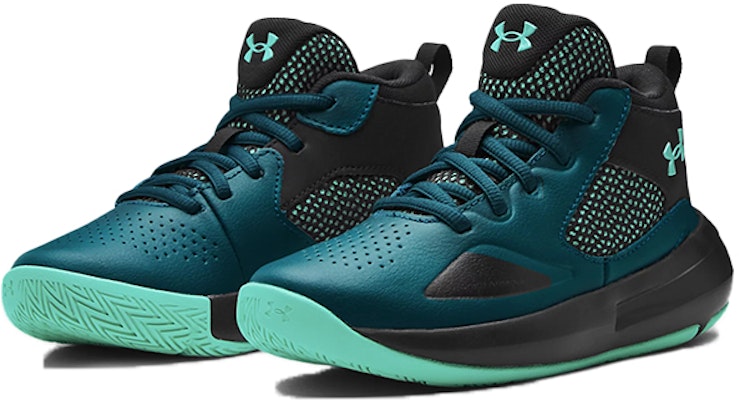 (Preschool) Under Armour Lockdown 5 'Black Green' 3023534-301 Lookbook (Preschool) Under Armour Lockdown 5 'Black Green' 3023534-301