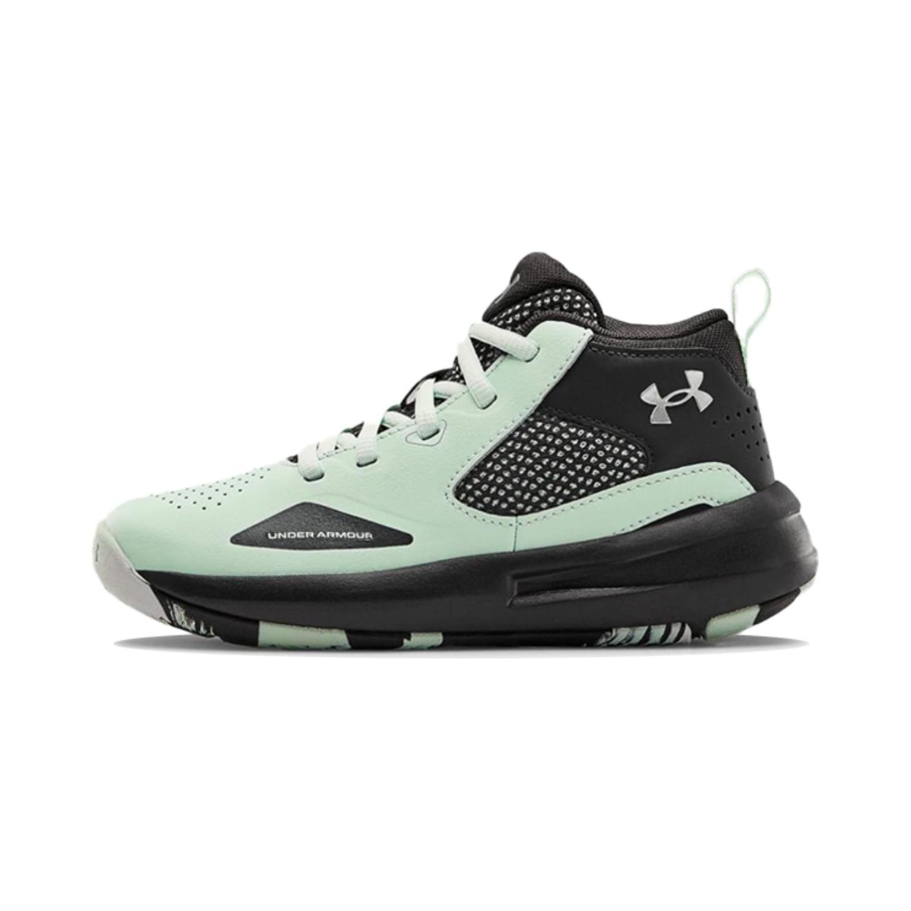 (Preschool) Under Armour Lockdown 5 'Black Mint Green' 3023534-402