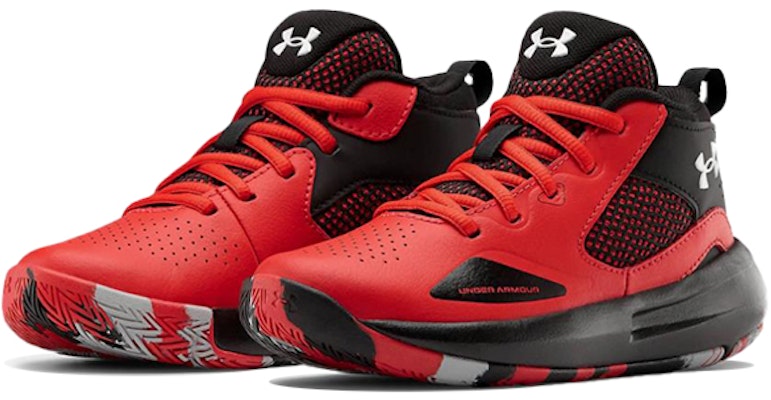 (Preschool) Under Armour Lockdown 5 'Versa Red Black' 3023534-601 Lookbook (Preschool) Under Armour Lockdown 5 'Versa Red Black' 3023534-601