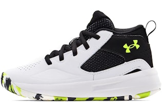 (Preschool) Under Armour Lockdown 5 'White Black' 3023534-102 (Preschool) Under Armour Lockdown 5 'White Black' 3023534-102