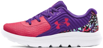 (Preschool) Under Armour Outhustle Print 'Gala White' 3025062-600 (Preschool) Under Armour Outhustle Print 'Gala White' 3025062-600