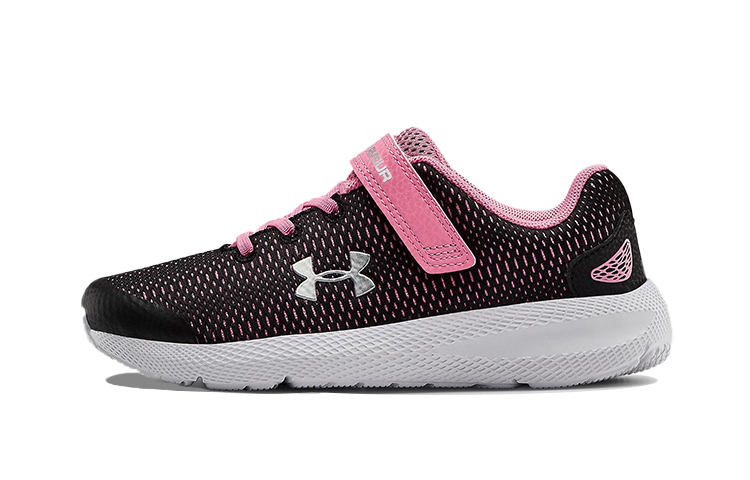 (Preschool) Under Armour Pursuit 2 AC 'Black Pink' 3022861-002