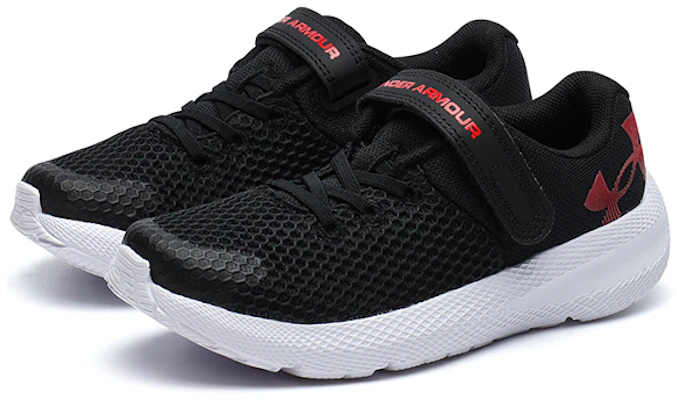 (PS) 安德玛Pursuit 2 AC大标跑鞋‘黑红’ 3024485 Cheap (PS) 安德玛Pursuit 2 AC大标跑鞋‘黑红’ 3024485