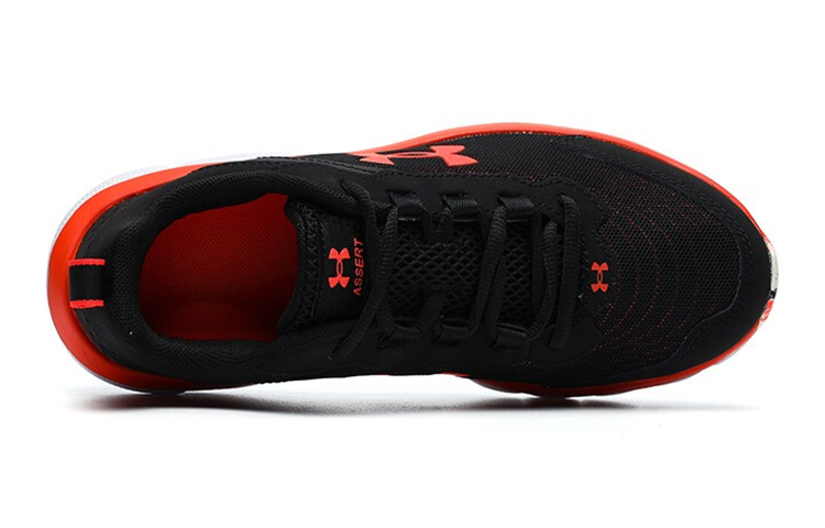 Order (PS) Under Armour Kasut Lari Rendah 'Hitam Merah' 3025808-003
