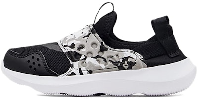 (Preschool) Under Armour Runplay 'Camo Black White' 3025191-001 (Preschool) Under Armour Runplay 'Camo Black White' 3025191-001