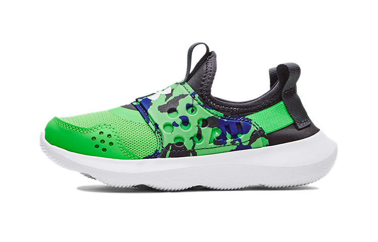 (Preschool) Under Armour Runplay 'Camo Green' 3025191-300