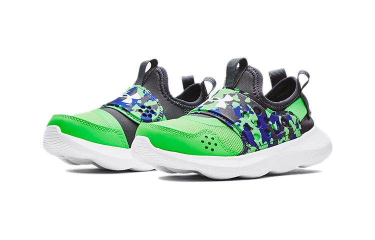 Lookbook (Preschool) Under Armour Runplay 'Camo Green' 3025191-300