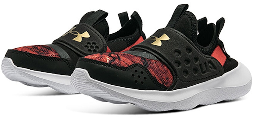 (Preschool) Under Armour Runplay 'CNY Black Red' 3025189-001 Lookbook (Preschool) Under Armour Runplay 'CNY Black Red' 3025189-001